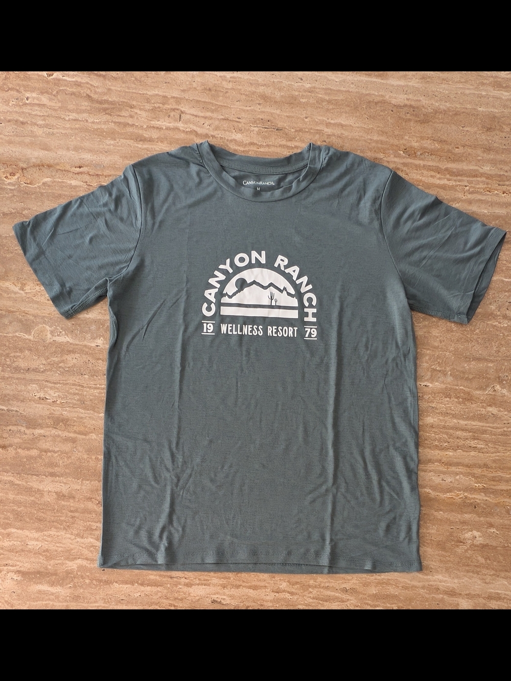 Canyon Ranch Dry fit Style Men's Sz M Tee - Outdoor Green 💚 NEW
